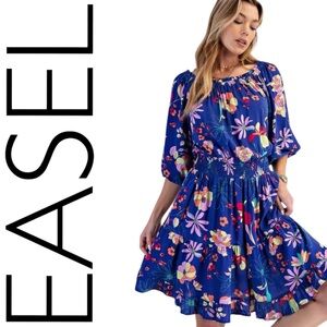 389:  EASEL NWT DRESS ROYAL BLUE (R2F)